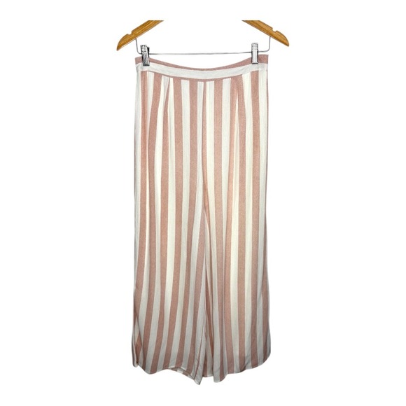 Sadie & Sage Striped Wide Leg Palazzo Pants Bohemian Lined Women Size Small - Picture 1 of 6